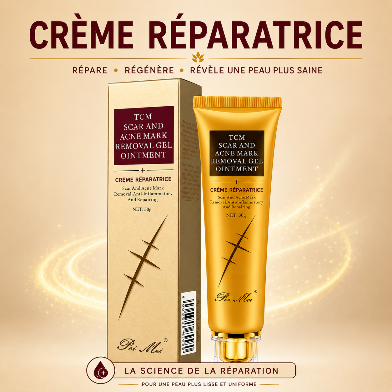 Crème Réparatrice Anti-Cicatrices & VERGETURES