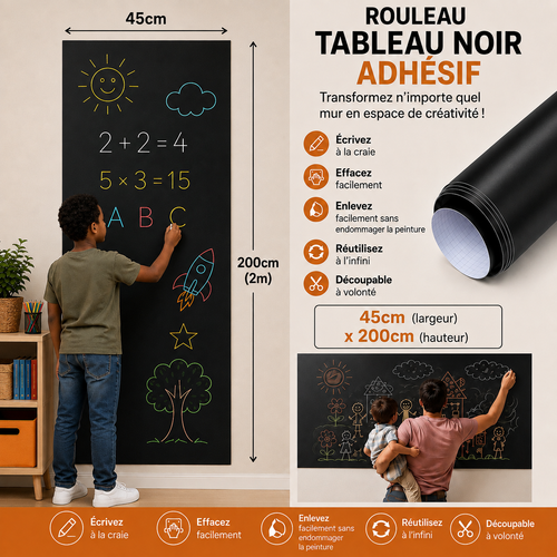 Rouleau Tableau Adhésif (45 x 200 cm)