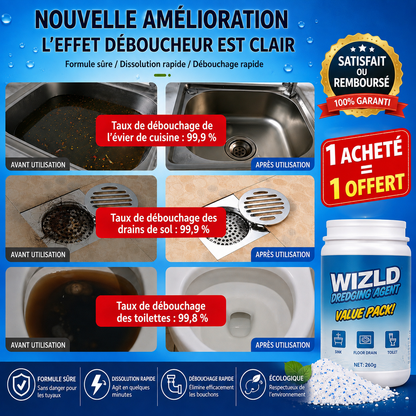 🚿 DÉBOUCHEUR DE CANALISATIONS EN POUDRE(01 ACHETÉ=01 OFFERT)