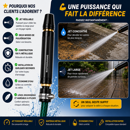 🔥Buse de lavage haute pression pour tuyau d'arrosage