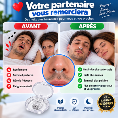Pince Anti-Ronflement Magnétique