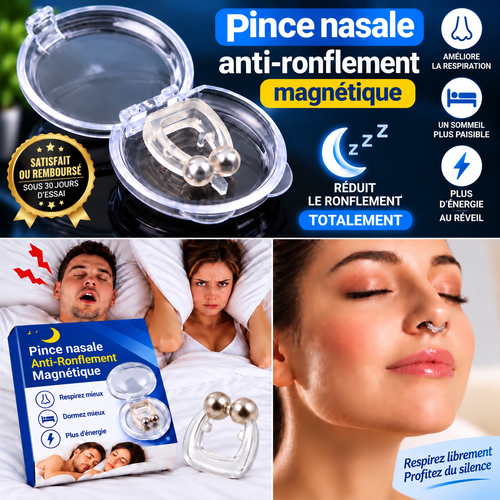 Pince Anti-Ronflement Magnétique