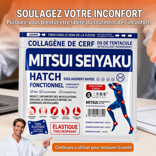 Patchs Anti-Douleurs Articulaires & Musculaires – 1 Acheté = 1 Offert