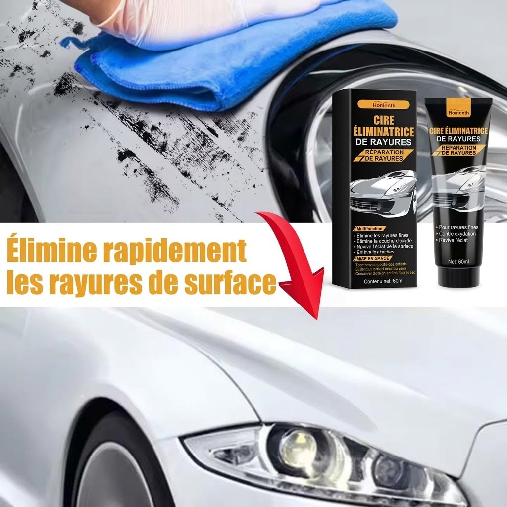Le Kit Rénovateur & Efface-Rayures Haute Efficacité